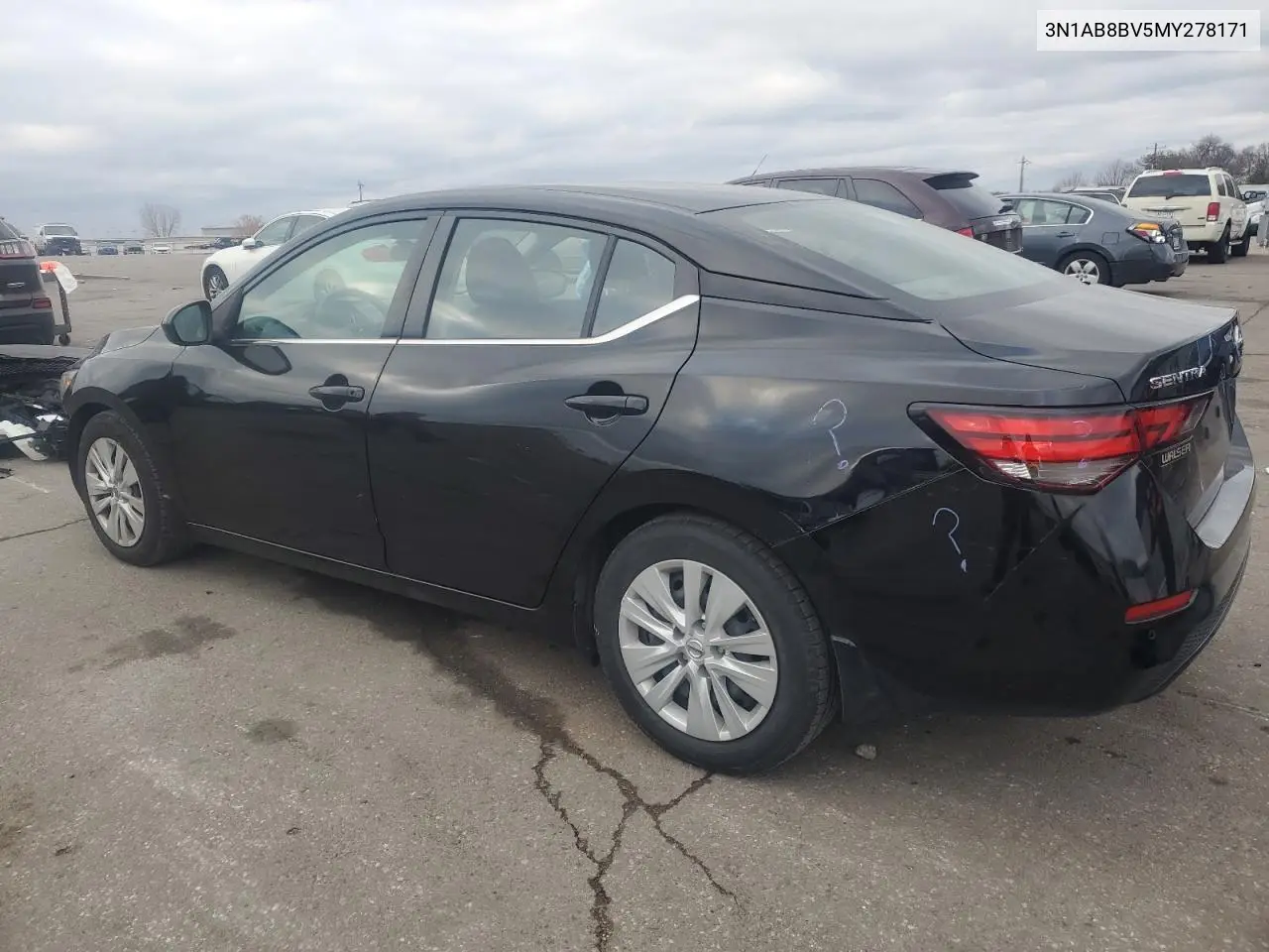 3N1AB8BV5MY278171 2021 Nissan Sentra S