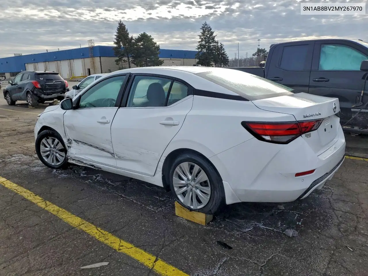 3N1AB8BV2MY267970 2021 Nissan Sentra S