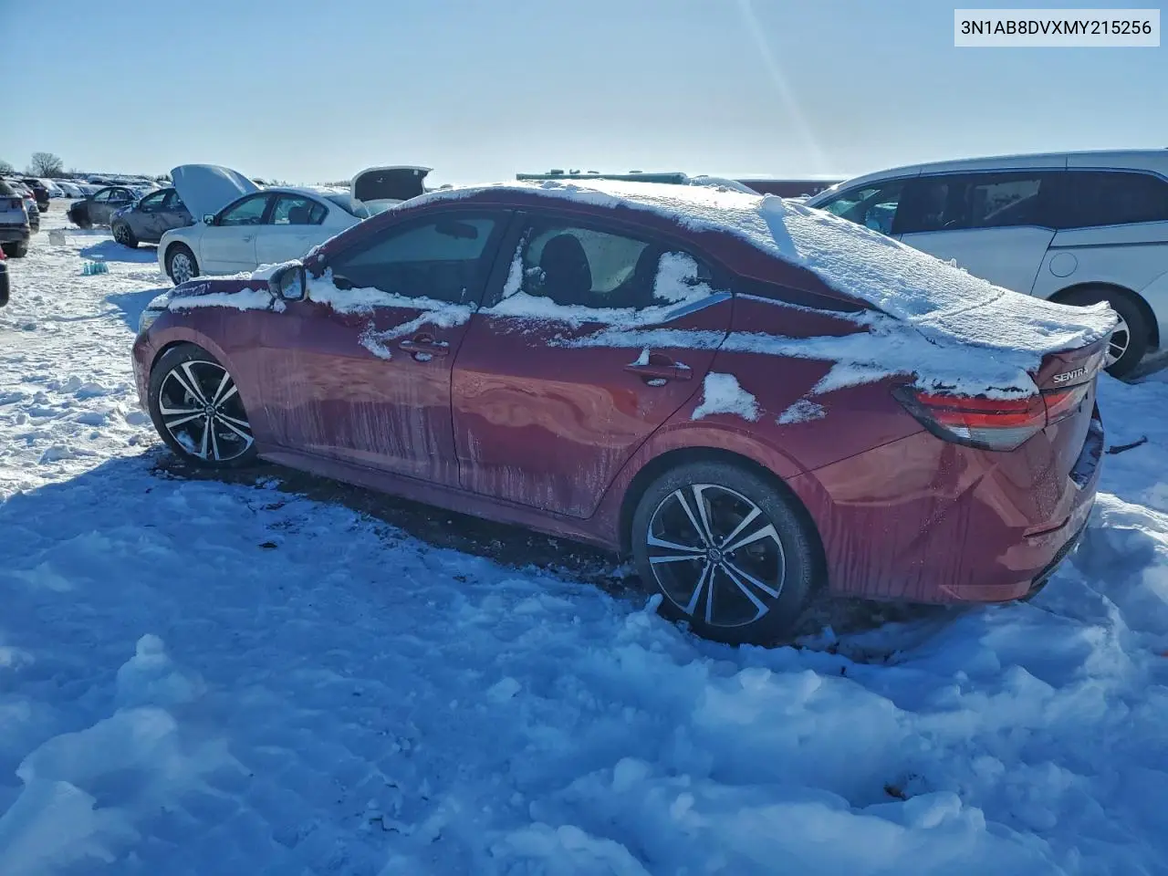 3N1AB8DVXMY215256 2021 Nissan Sentra Sr