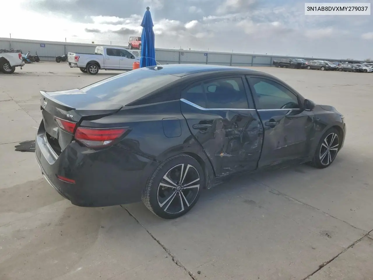 3N1AB8DVXMY279037 2021 Nissan Sentra Sr
