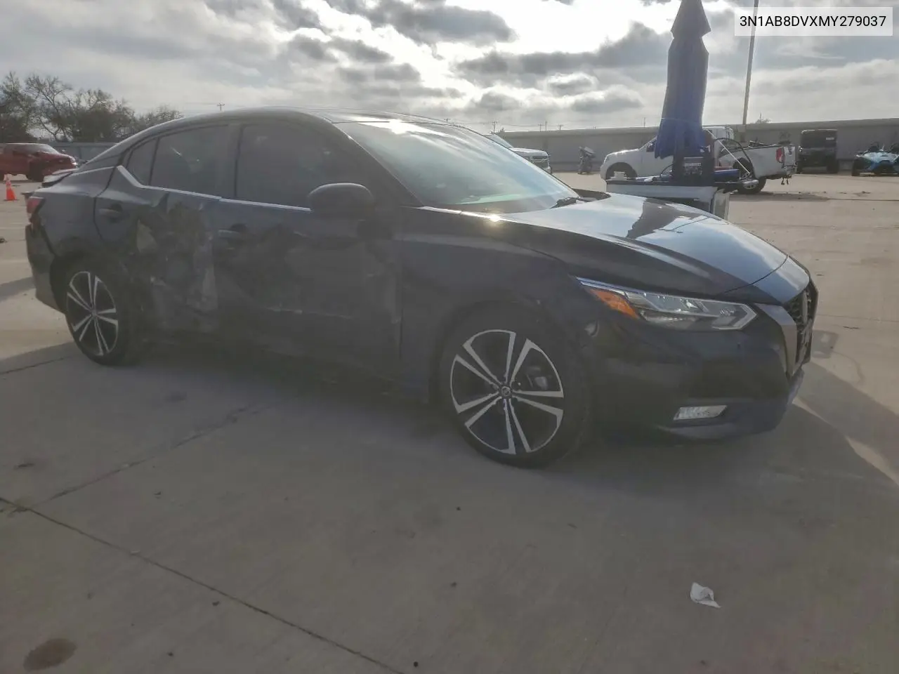 3N1AB8DVXMY279037 2021 Nissan Sentra Sr
