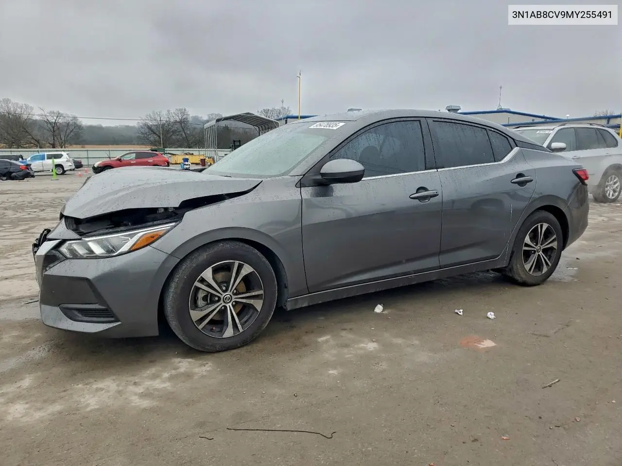 3N1AB8CV9MY255491 2021 Nissan Sentra Sv