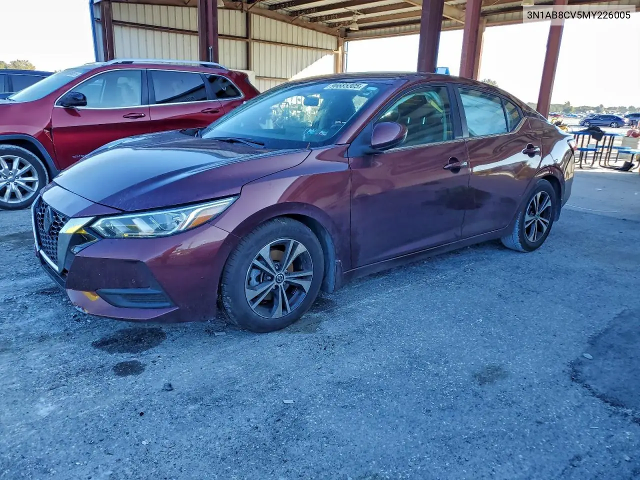 3N1AB8CV5MY226005 2021 Nissan Sentra Sv