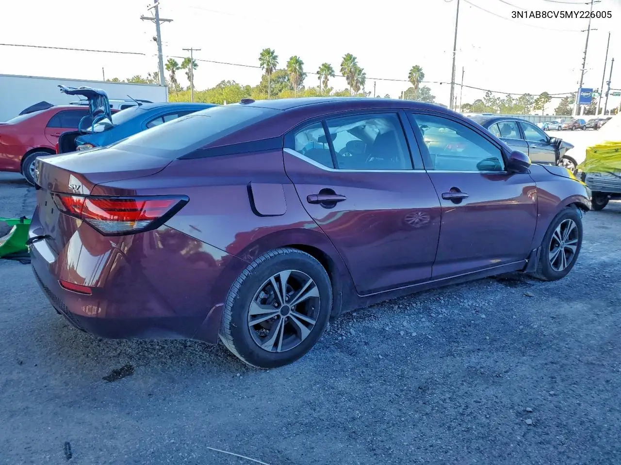 3N1AB8CV5MY226005 2021 Nissan Sentra Sv