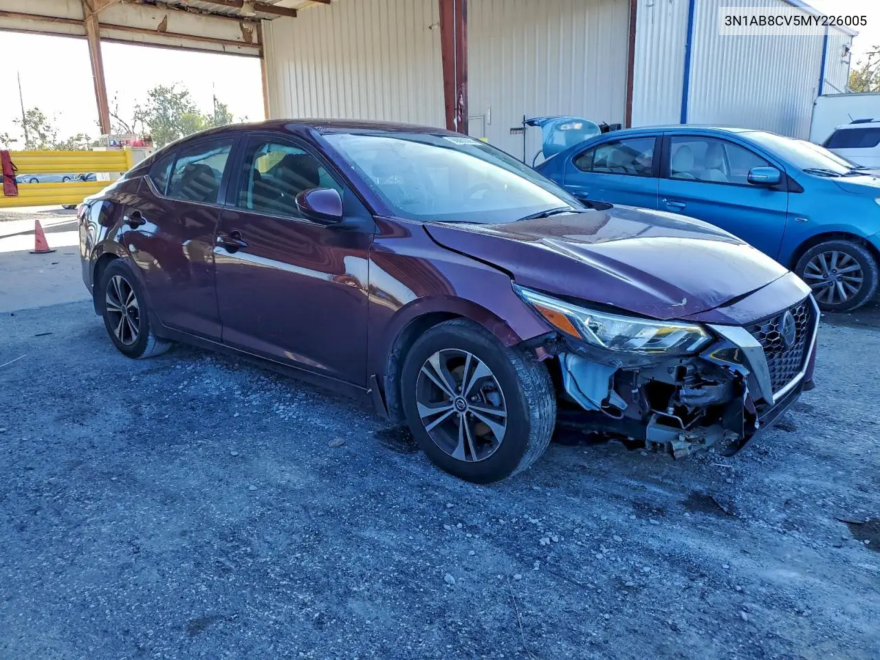 3N1AB8CV5MY226005 2021 Nissan Sentra Sv