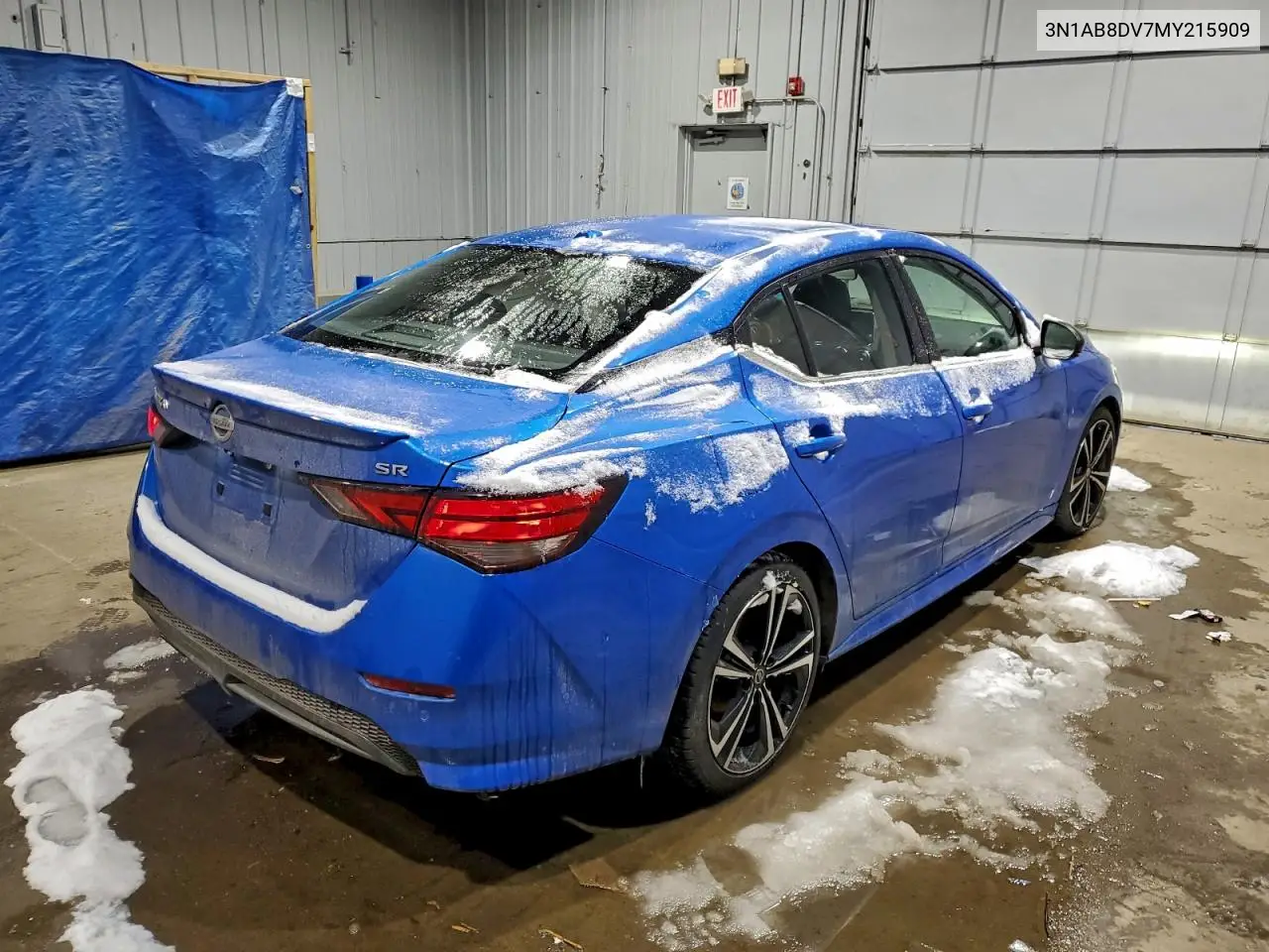3N1AB8DV7MY215909 2021 Nissan Sentra Sr