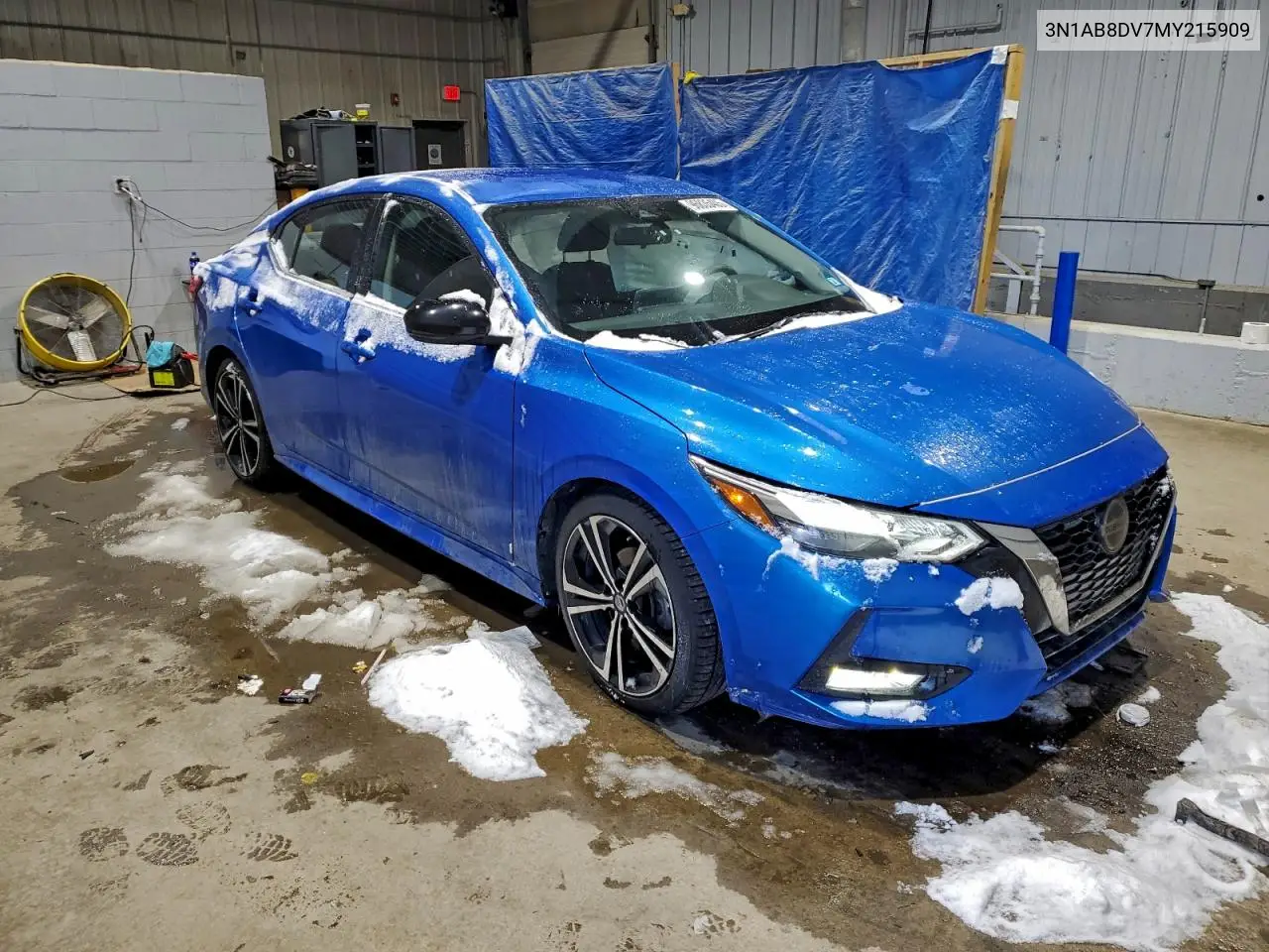 3N1AB8DV7MY215909 2021 Nissan Sentra Sr