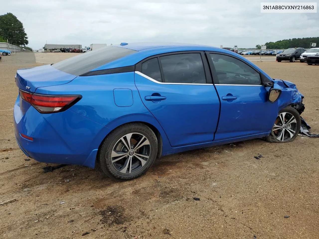 2022 Nissan Sentra Sv VIN: 3N1AB8CVXNY216863 Lot: 50971134