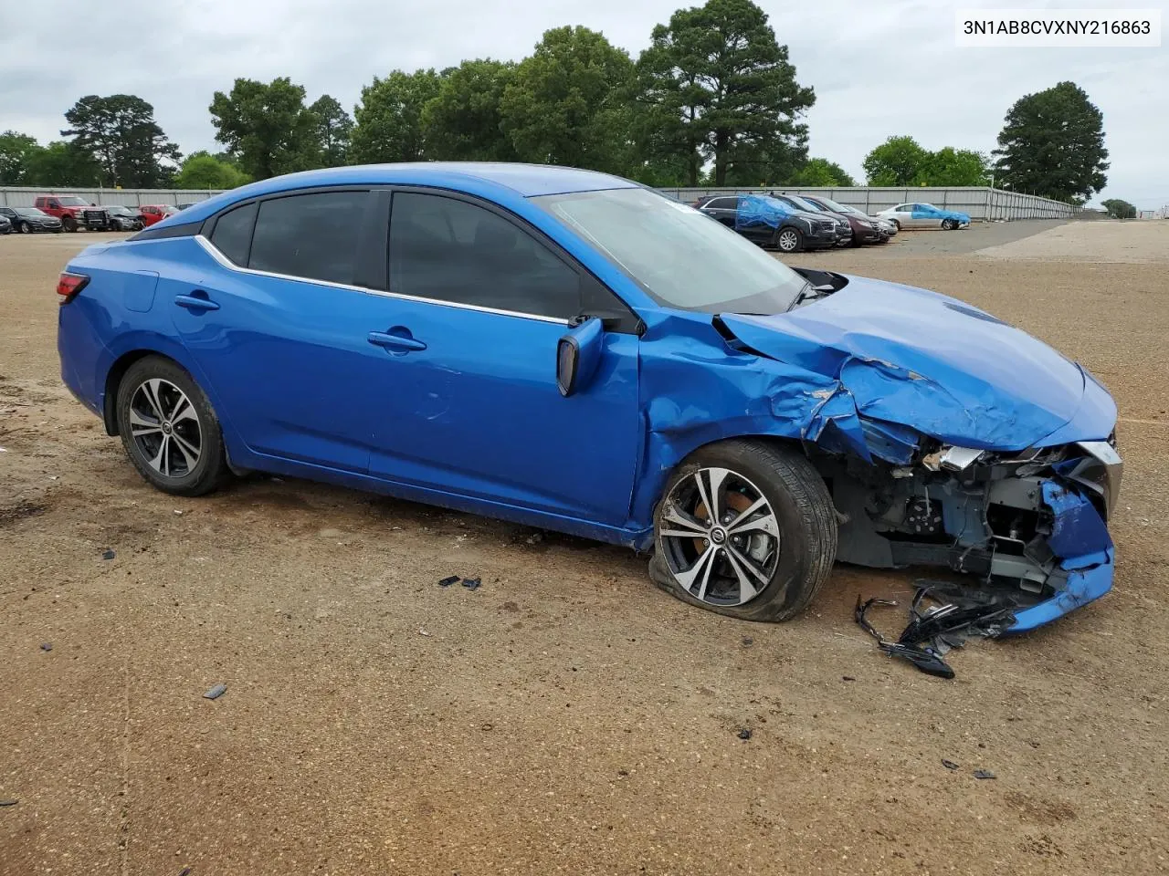 2022 Nissan Sentra Sv VIN: 3N1AB8CVXNY216863 Lot: 50971134