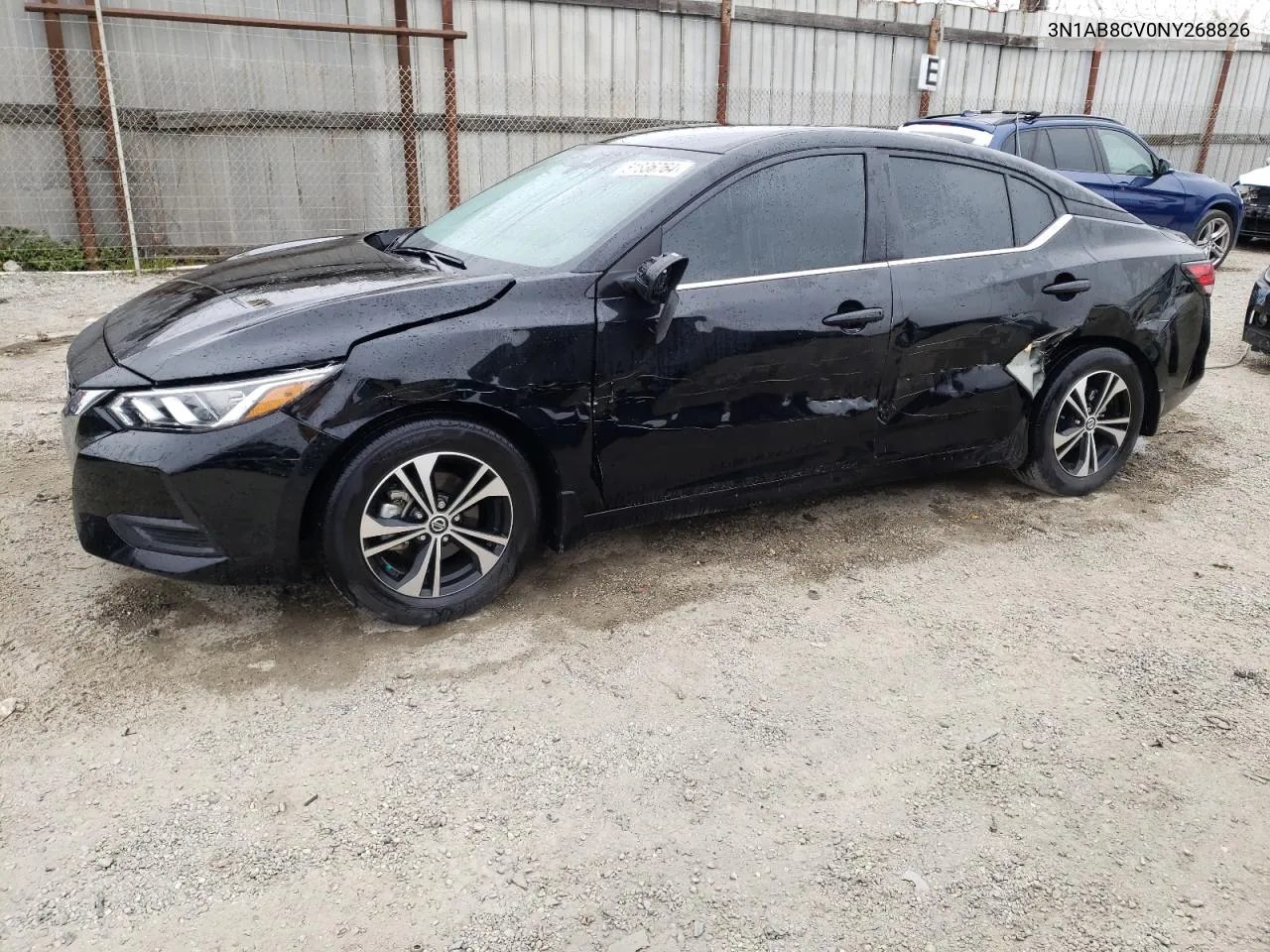 2022 Nissan Sentra Sv VIN: 3N1AB8CV0NY268826 Lot: 51836764