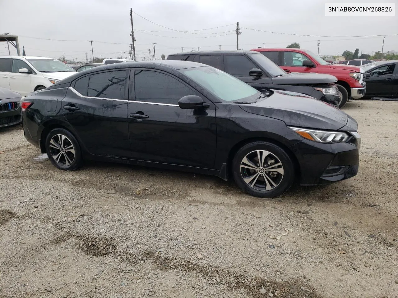 3N1AB8CV0NY268826 2022 Nissan Sentra Sv