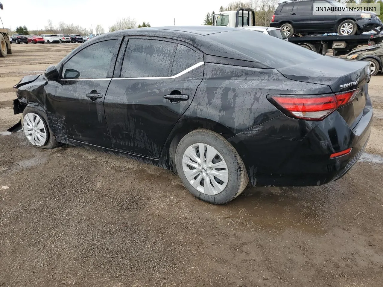 2022 Nissan Sentra S VIN: 3N1AB8BV1NY218891 Lot: 53601544