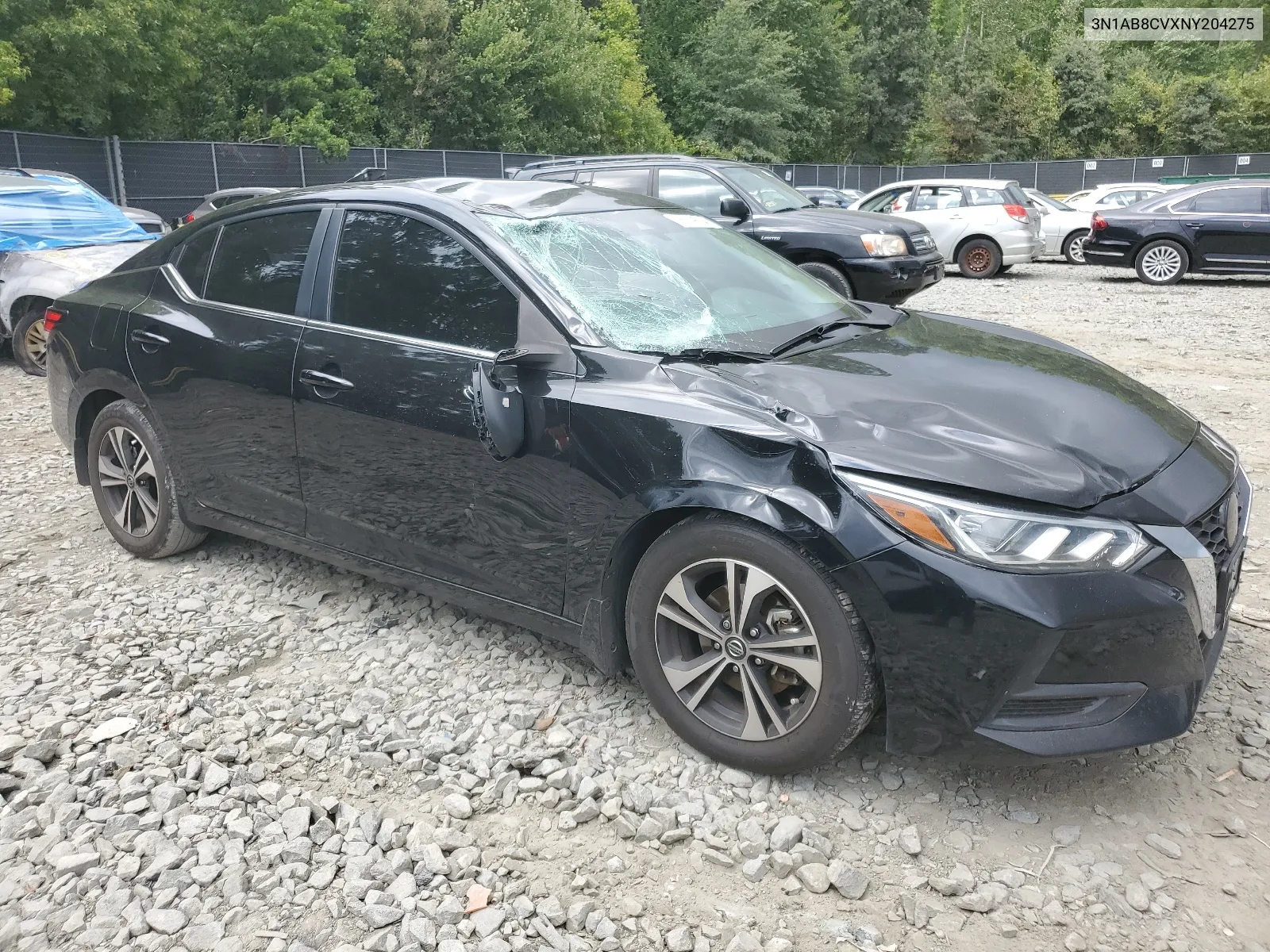 2022 Nissan Sentra Sv VIN: 3N1AB8CVXNY204275 Lot: 65539534