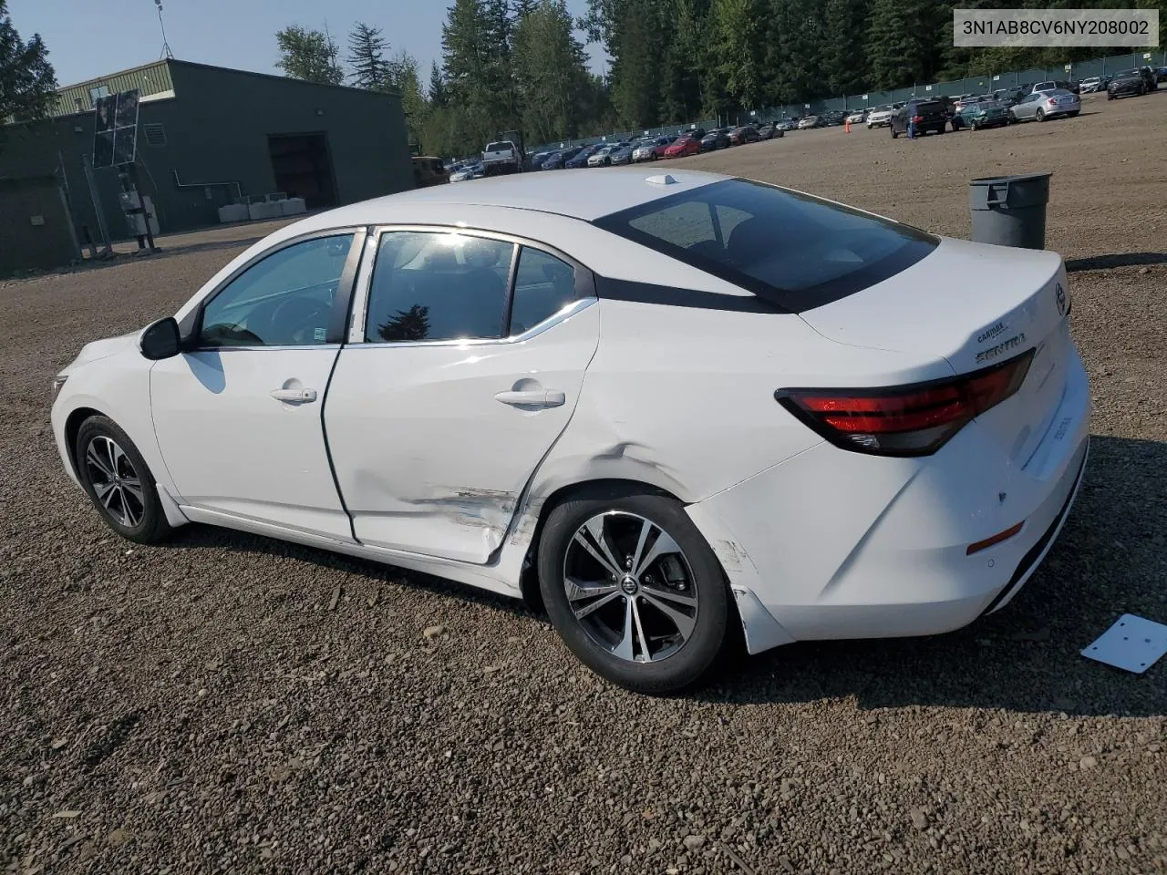 3N1AB8CV6NY208002 2022 Nissan Sentra Sv