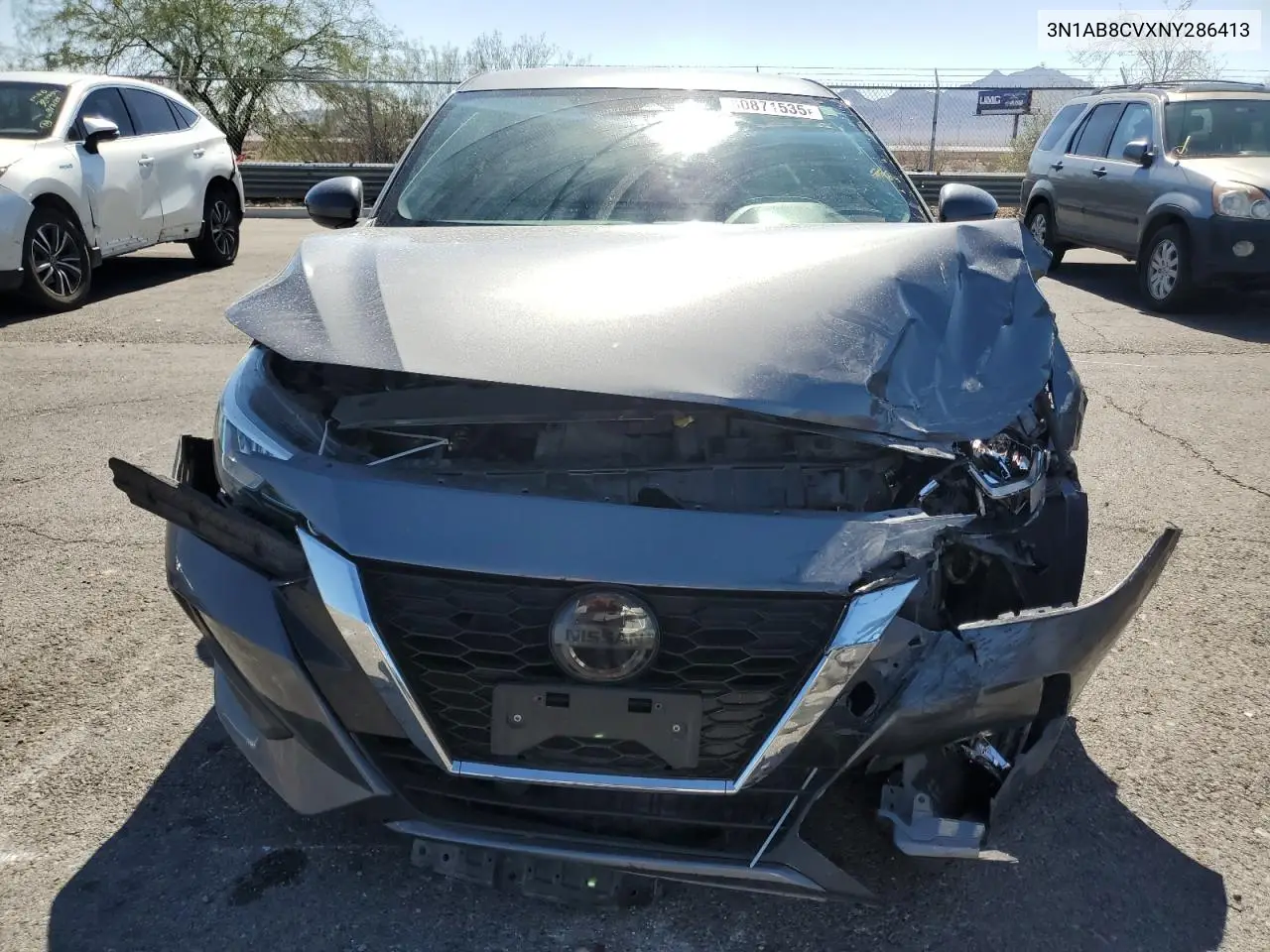 3N1AB8CVXNY286413 2022 Nissan Sentra Sv