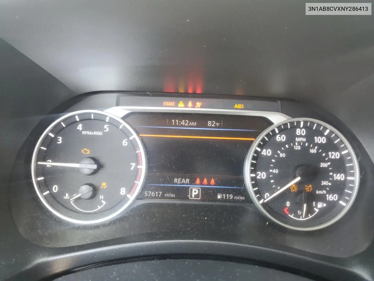 3N1AB8CVXNY286413 2022 Nissan Sentra Sv