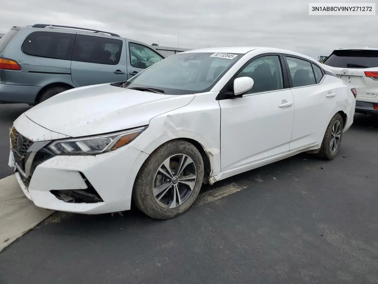 3N1AB8CV9NY271272 2022 Nissan Sentra Sv