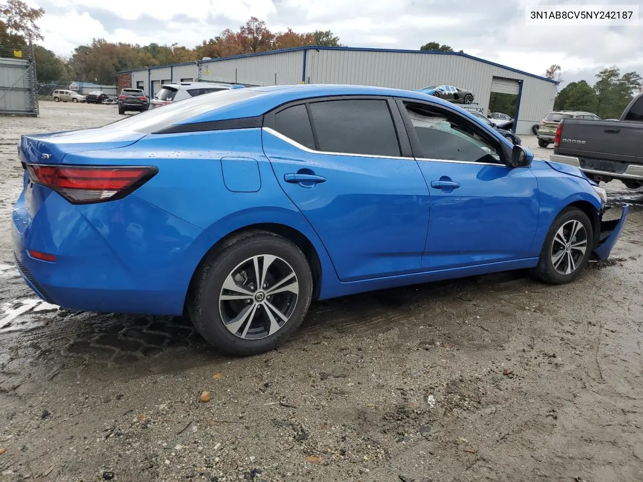 3N1AB8CV5NY242187 2022 Nissan Sentra Sv