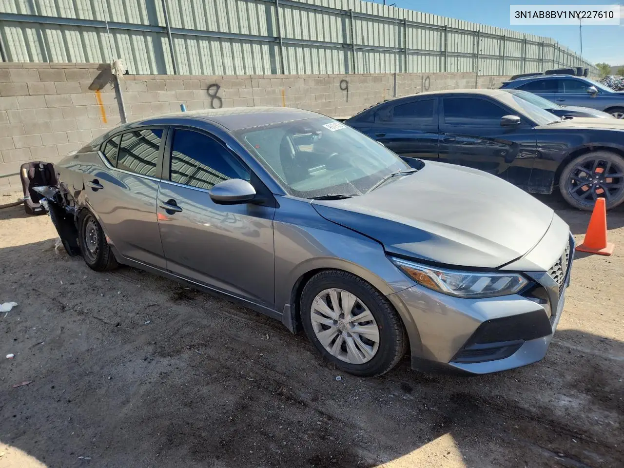 3N1AB8BV1NY227610 2022 Nissan Sentra S