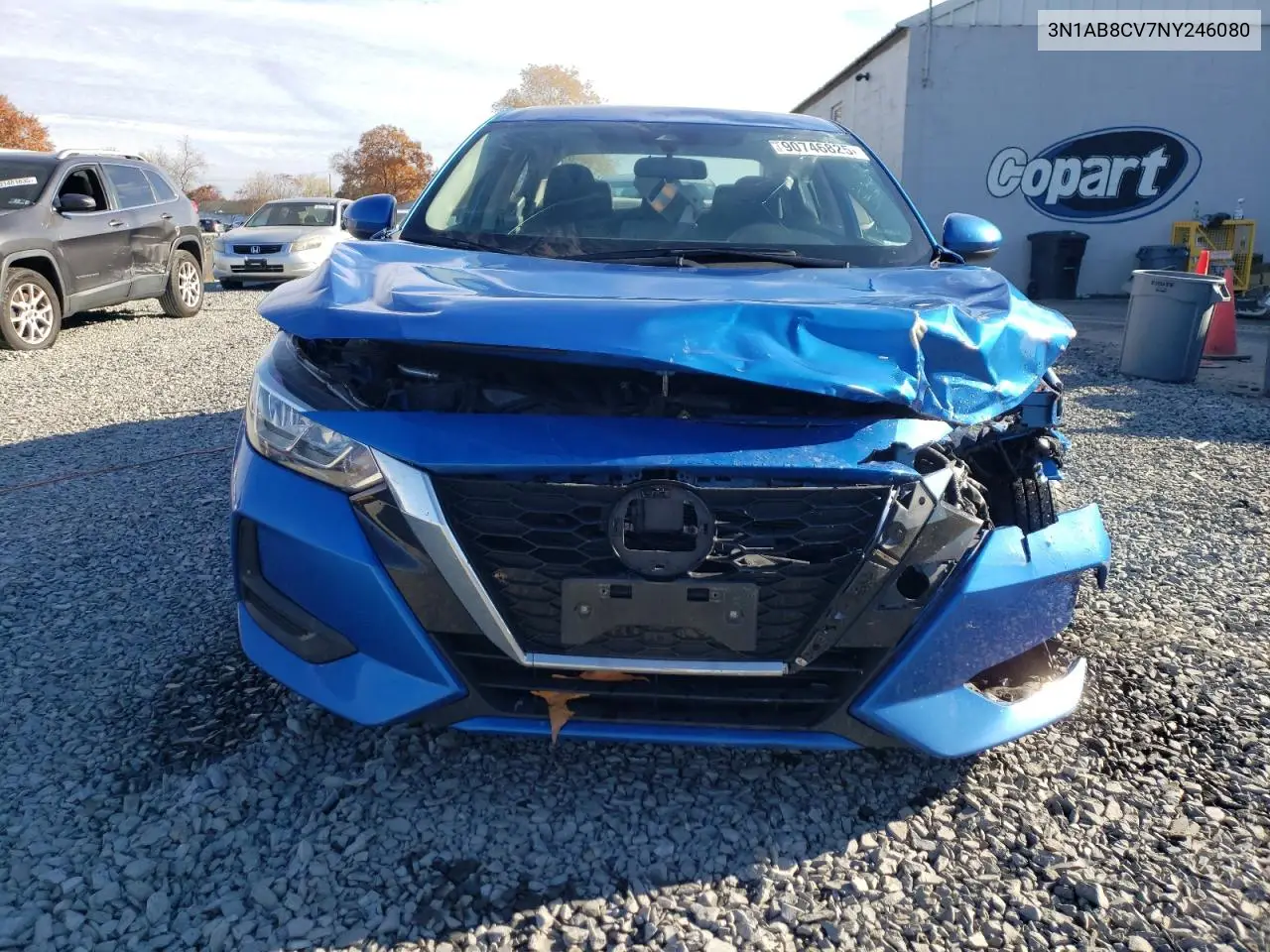 3N1AB8CV7NY246080 2022 Nissan Sentra Sv