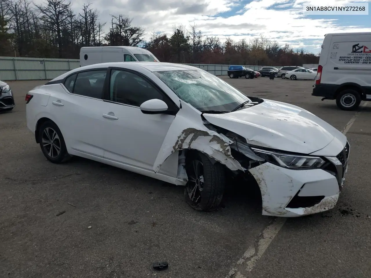 3N1AB8CV1NY272268 2022 Nissan Sentra Sv