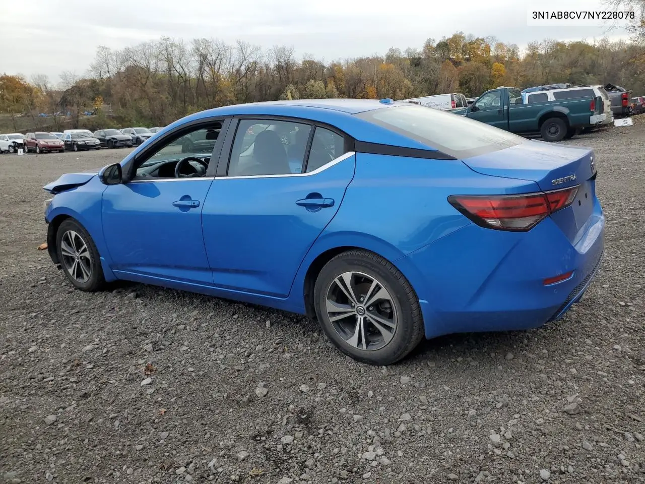 3N1AB8CV7NY228078 2022 Nissan Sentra Sv