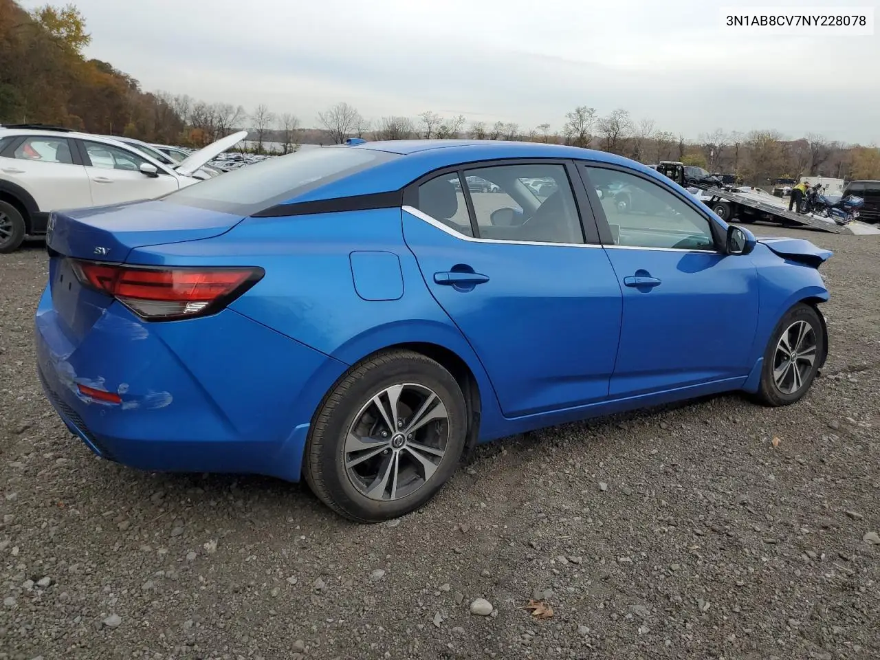 3N1AB8CV7NY228078 2022 Nissan Sentra Sv