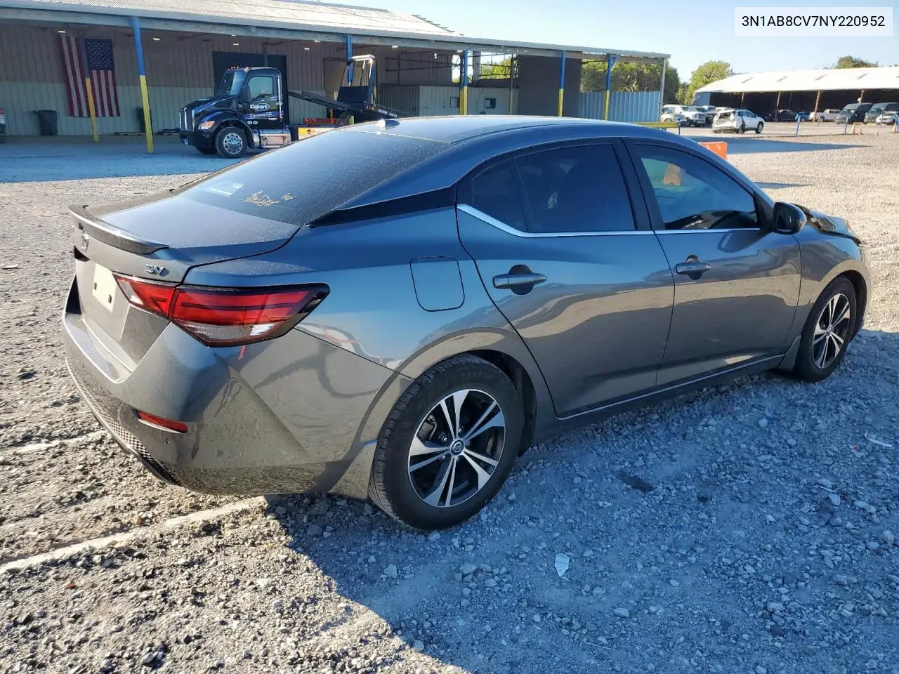 3N1AB8CV7NY220952 2022 Nissan Sentra Sv