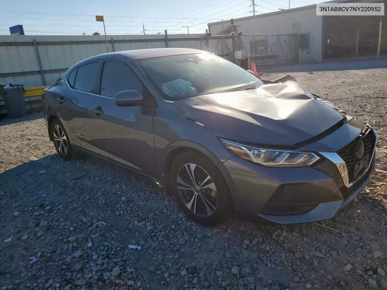 3N1AB8CV7NY220952 2022 Nissan Sentra Sv