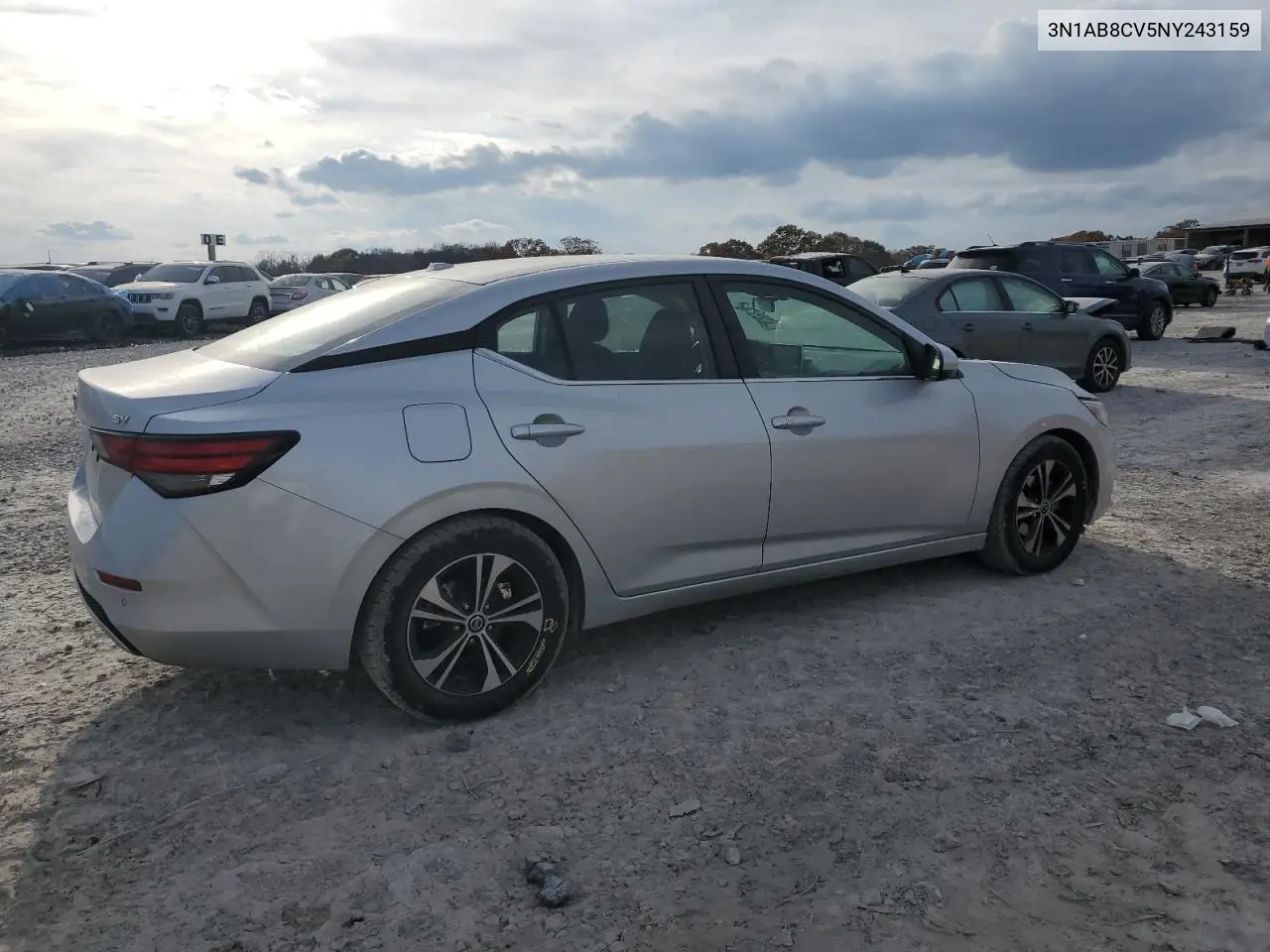 3N1AB8CV5NY243159 2022 Nissan Sentra Sv