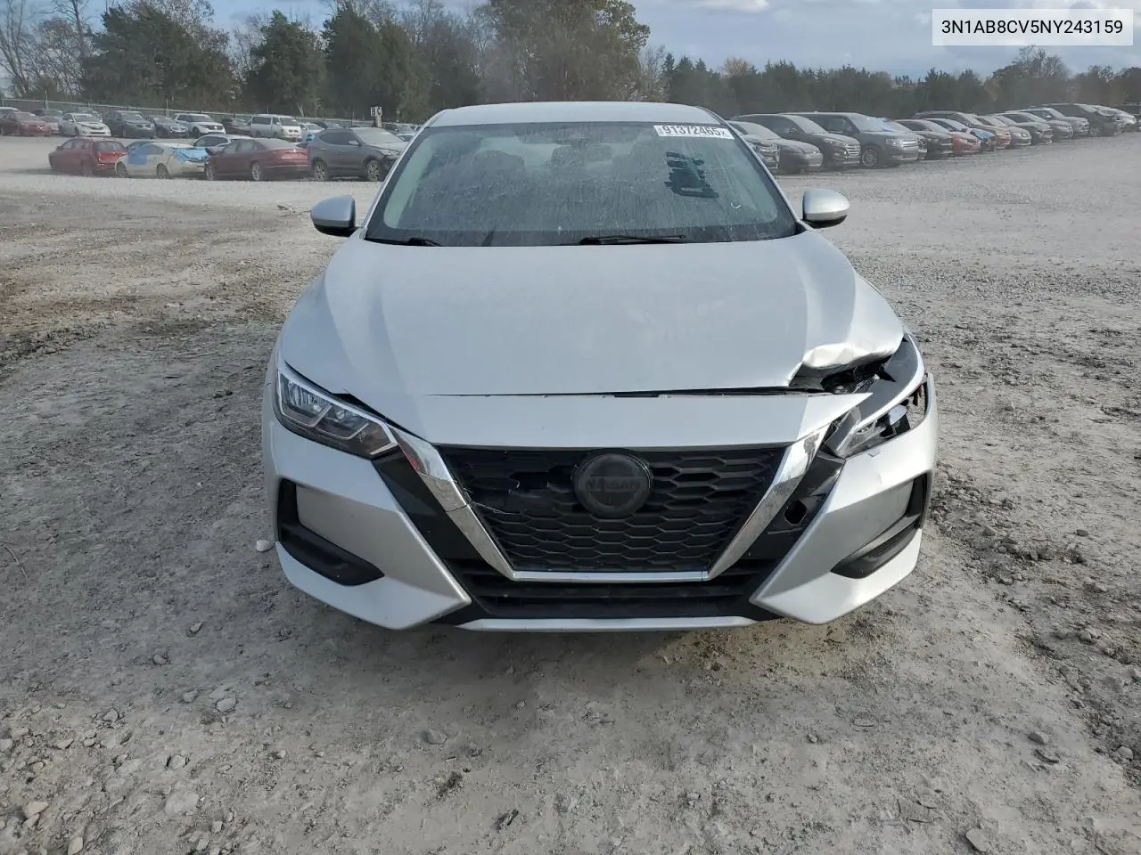 3N1AB8CV5NY243159 2022 Nissan Sentra Sv