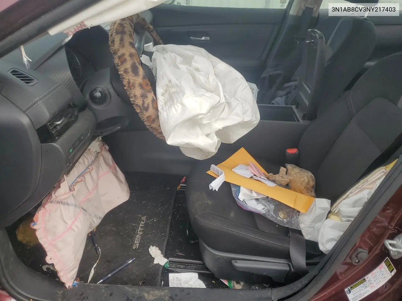 3N1AB8CV3NY217403 2022 Nissan Sentra Sv