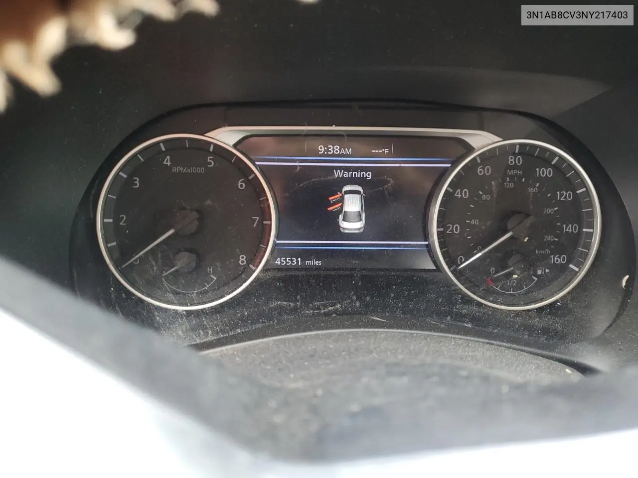3N1AB8CV3NY217403 2022 Nissan Sentra Sv