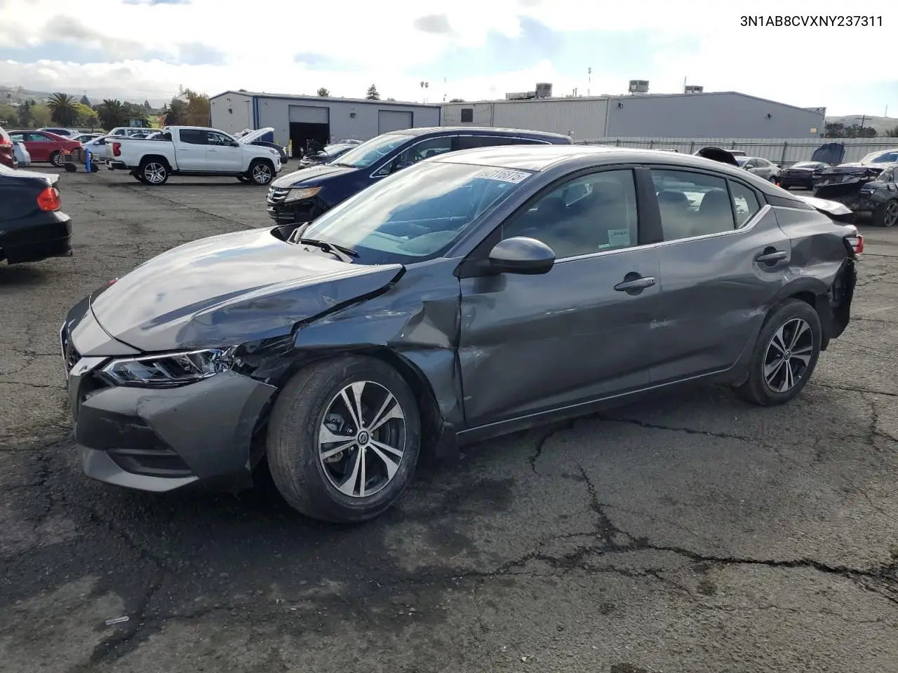 3N1AB8CVXNY237311 2022 Nissan Sentra Sv