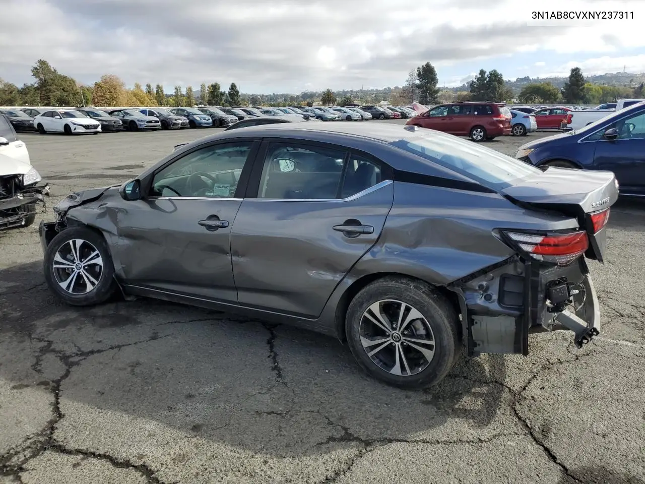 3N1AB8CVXNY237311 2022 Nissan Sentra Sv