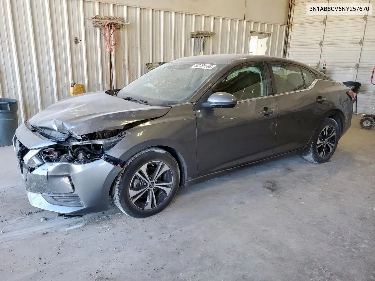 3N1AB8CV6NY257670 2022 Nissan Sentra Sv