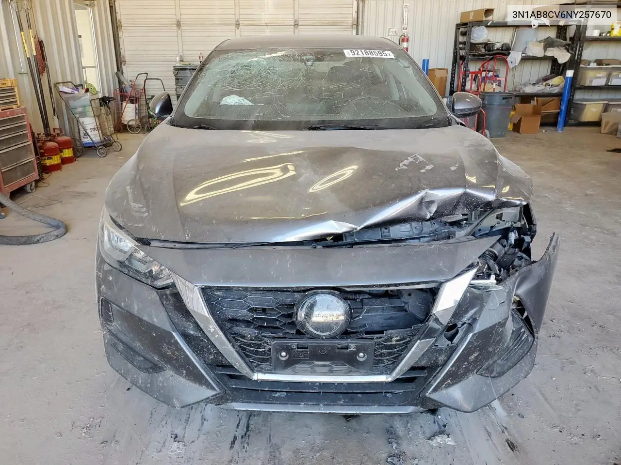 3N1AB8CV6NY257670 2022 Nissan Sentra Sv