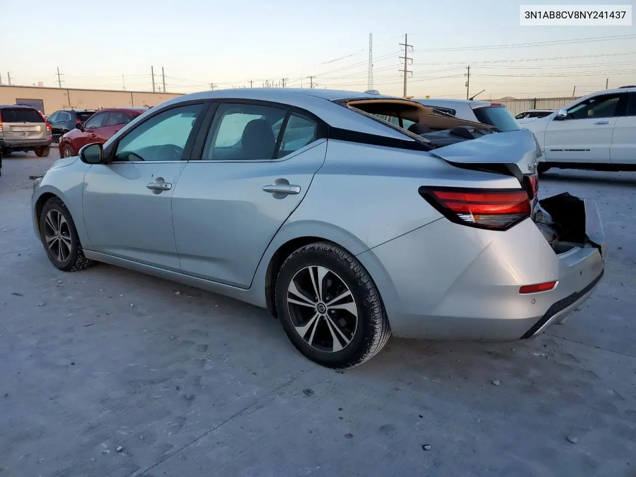 3N1AB8CV8NY241437 2022 Nissan Sentra Sv