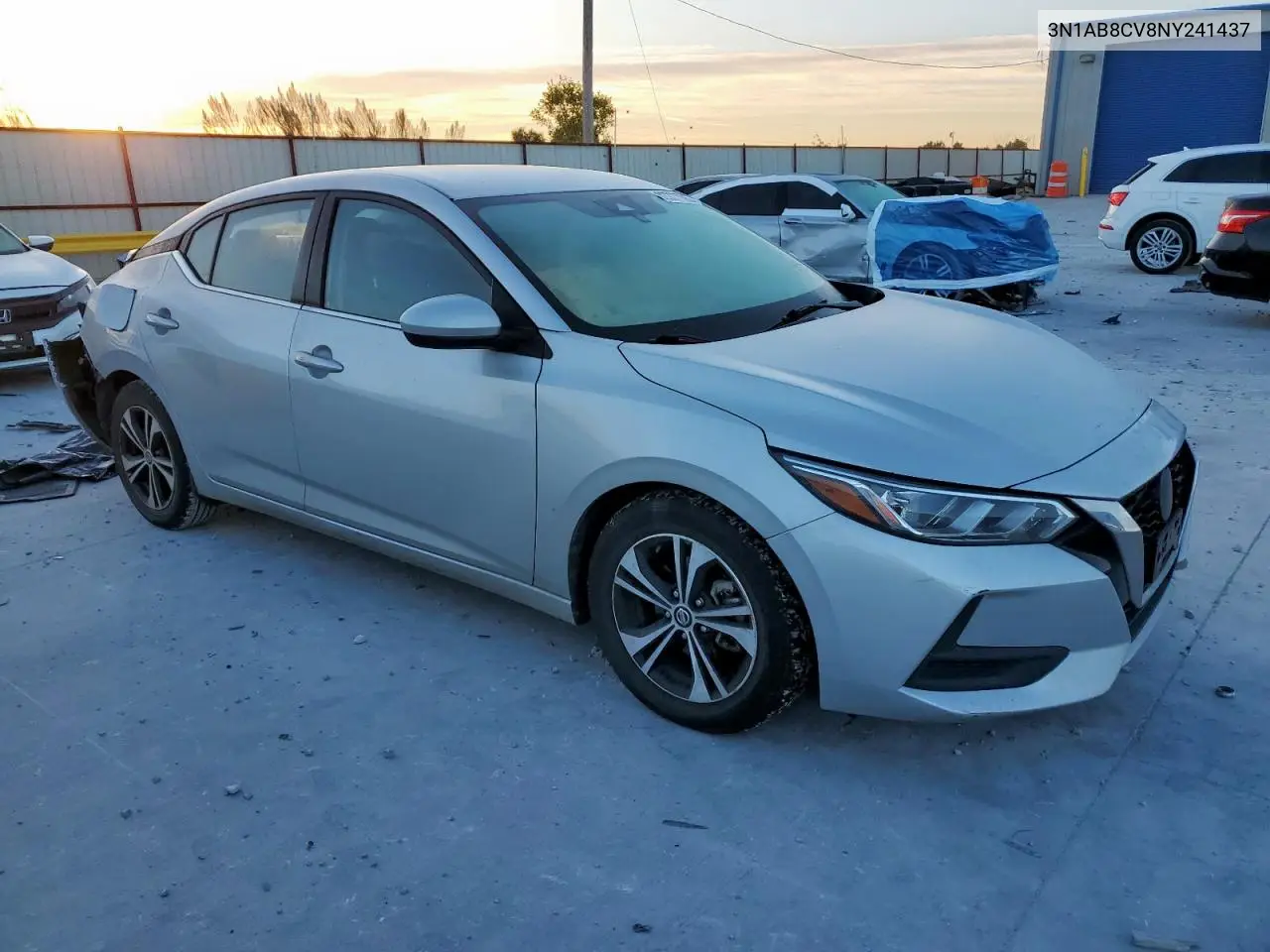 3N1AB8CV8NY241437 2022 Nissan Sentra Sv