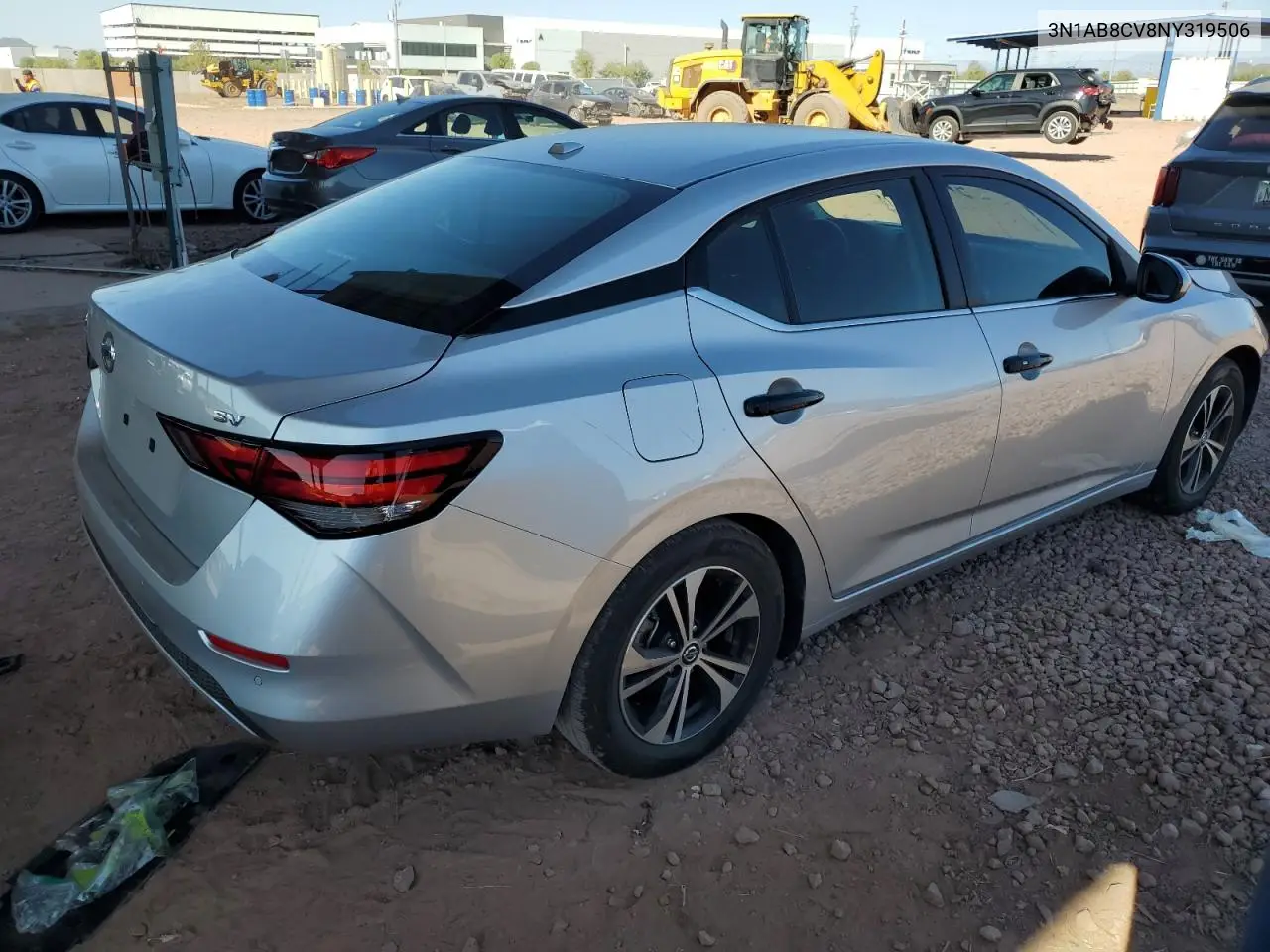 3N1AB8CV8NY319506 2022 Nissan Sentra Sv