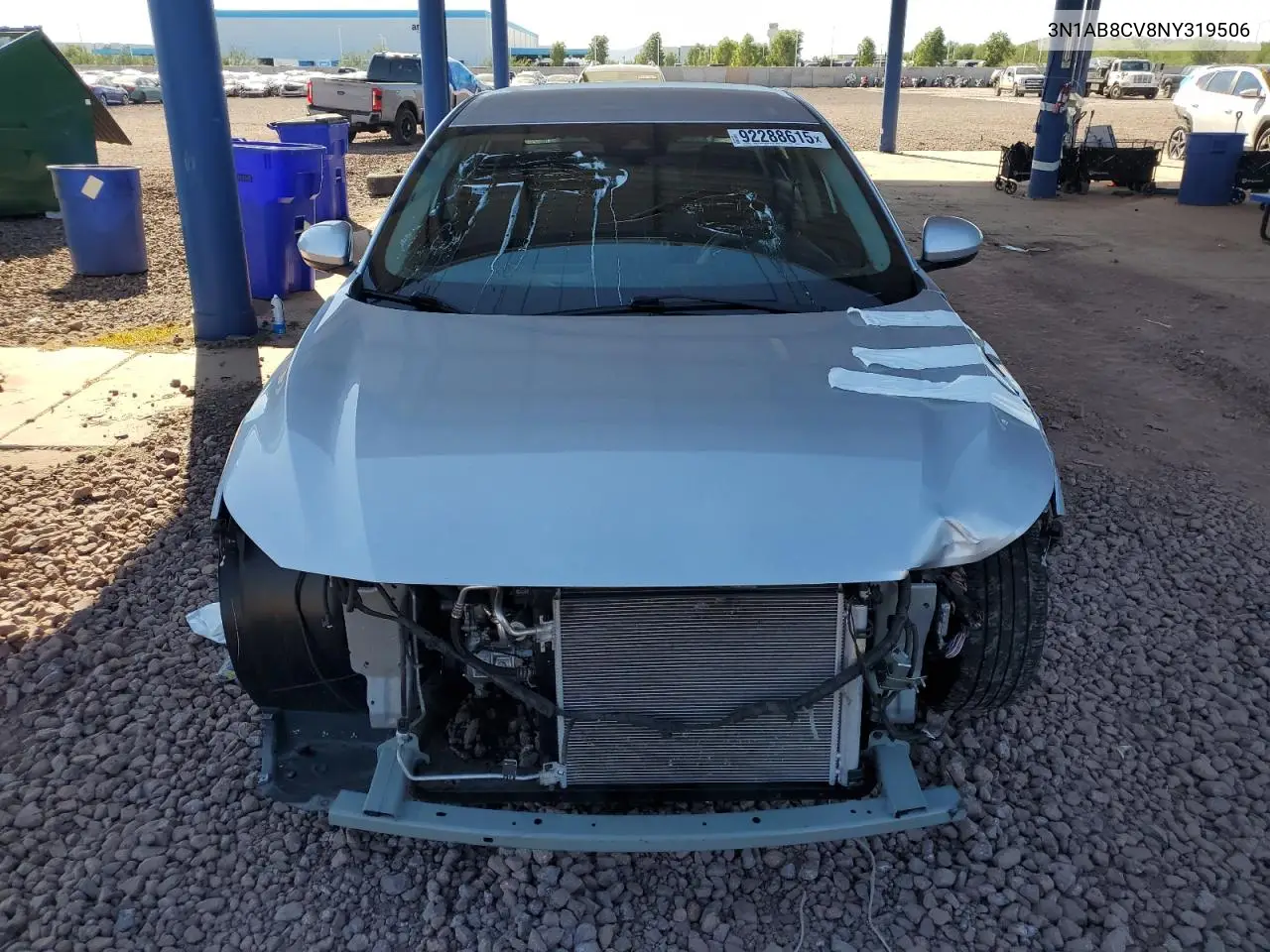 3N1AB8CV8NY319506 2022 Nissan Sentra Sv