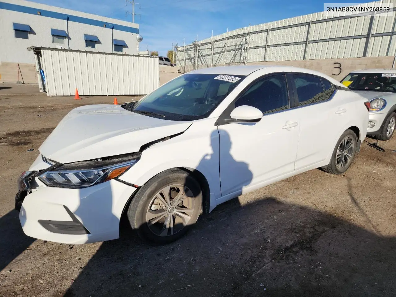 3N1AB8CV4NY268859 2022 Nissan Sentra Sv