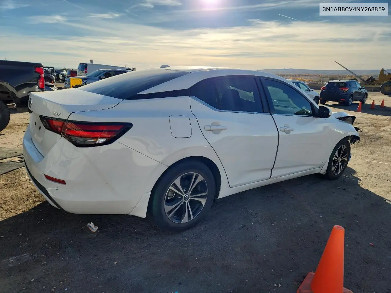 3N1AB8CV4NY268859 2022 Nissan Sentra Sv