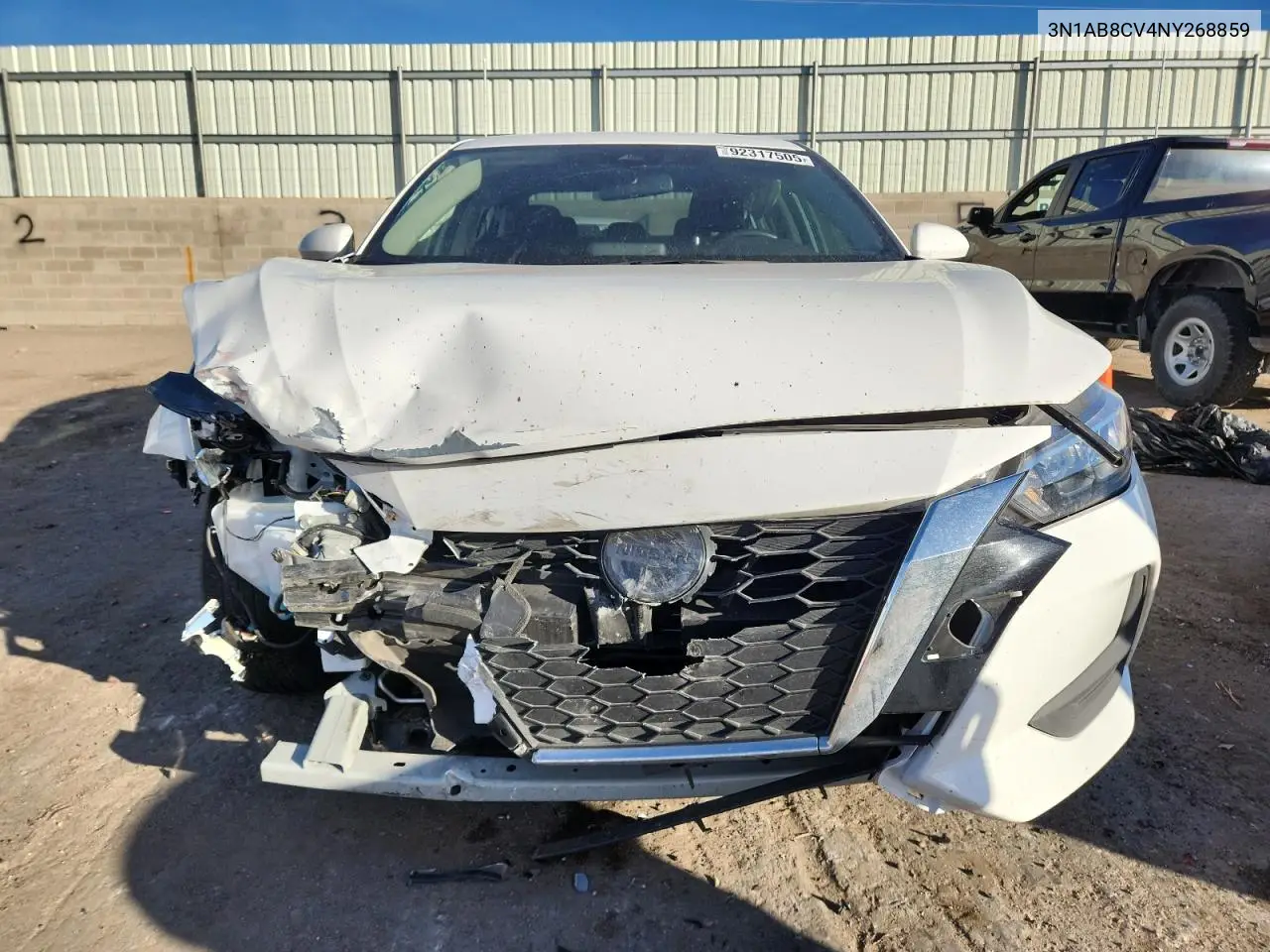 3N1AB8CV4NY268859 2022 Nissan Sentra Sv