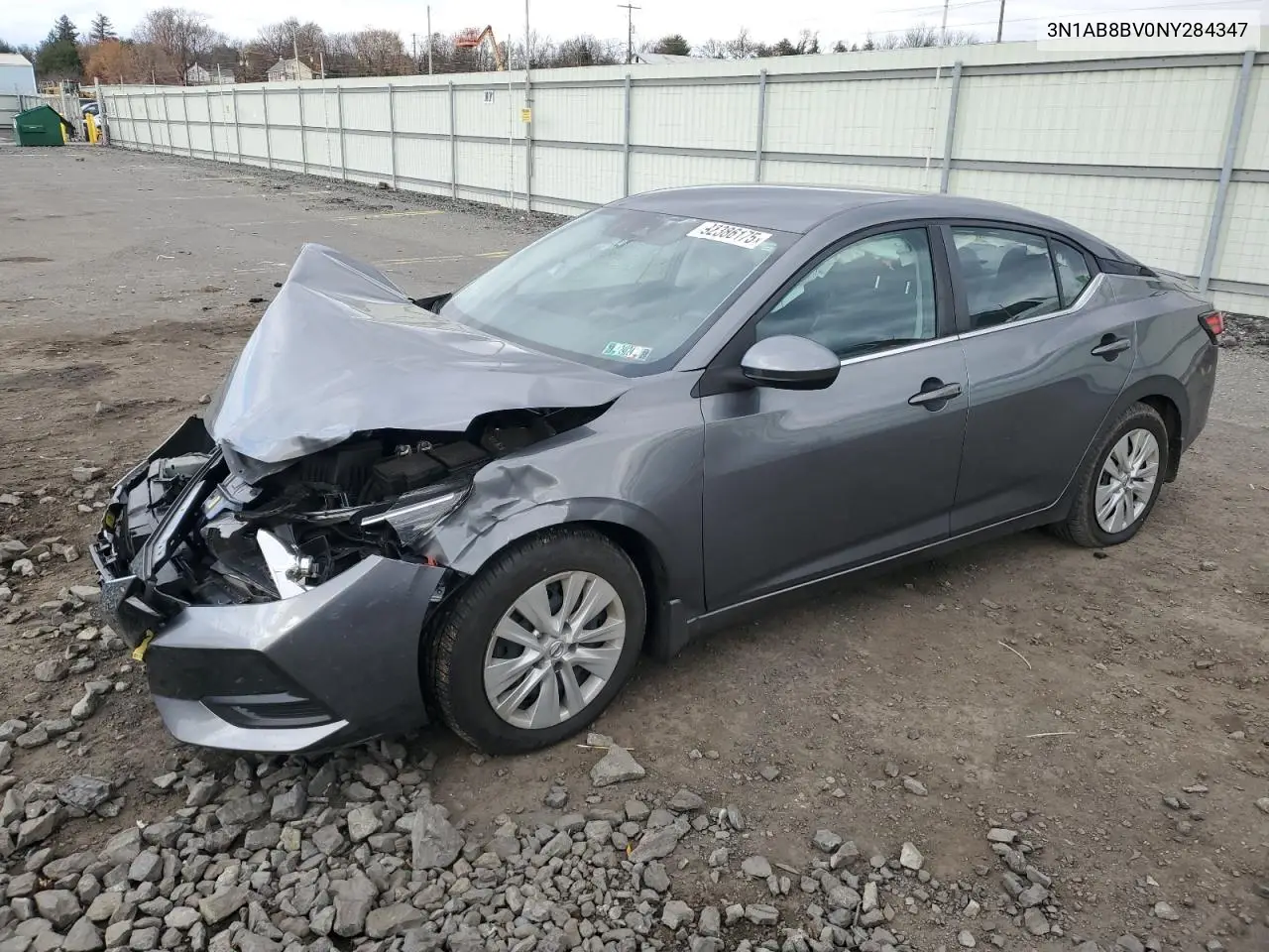 3N1AB8BV0NY284347 2022 Nissan Sentra S