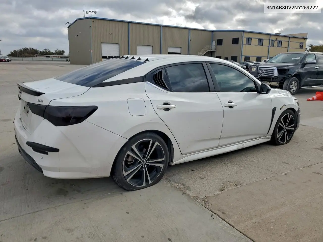 3N1AB8DV2NY259222 2022 Nissan Sentra Sr