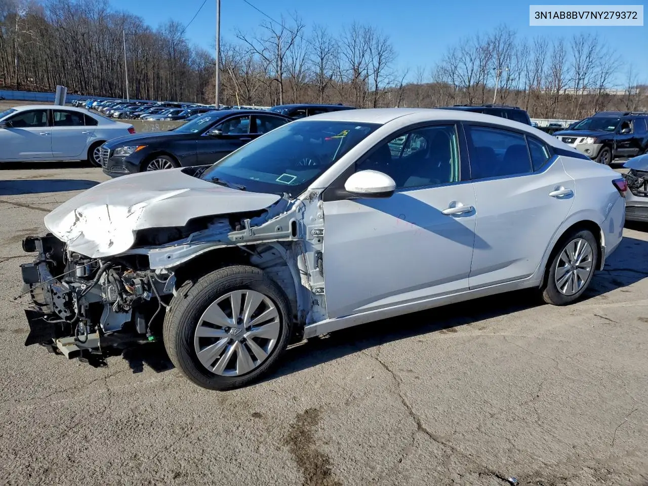 3N1AB8BV7NY279372 2022 Nissan Sentra S