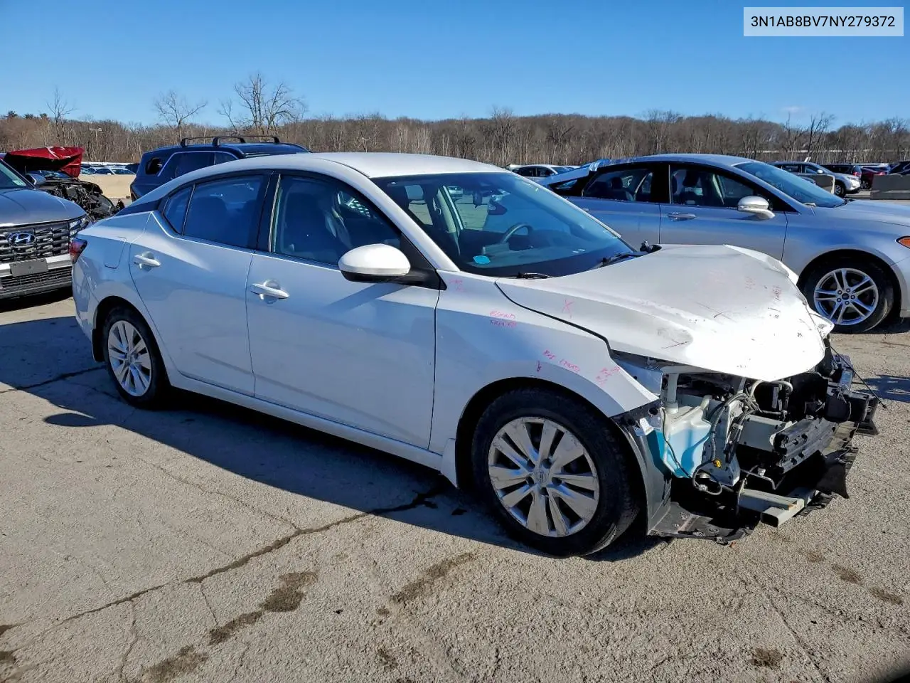 3N1AB8BV7NY279372 2022 Nissan Sentra S