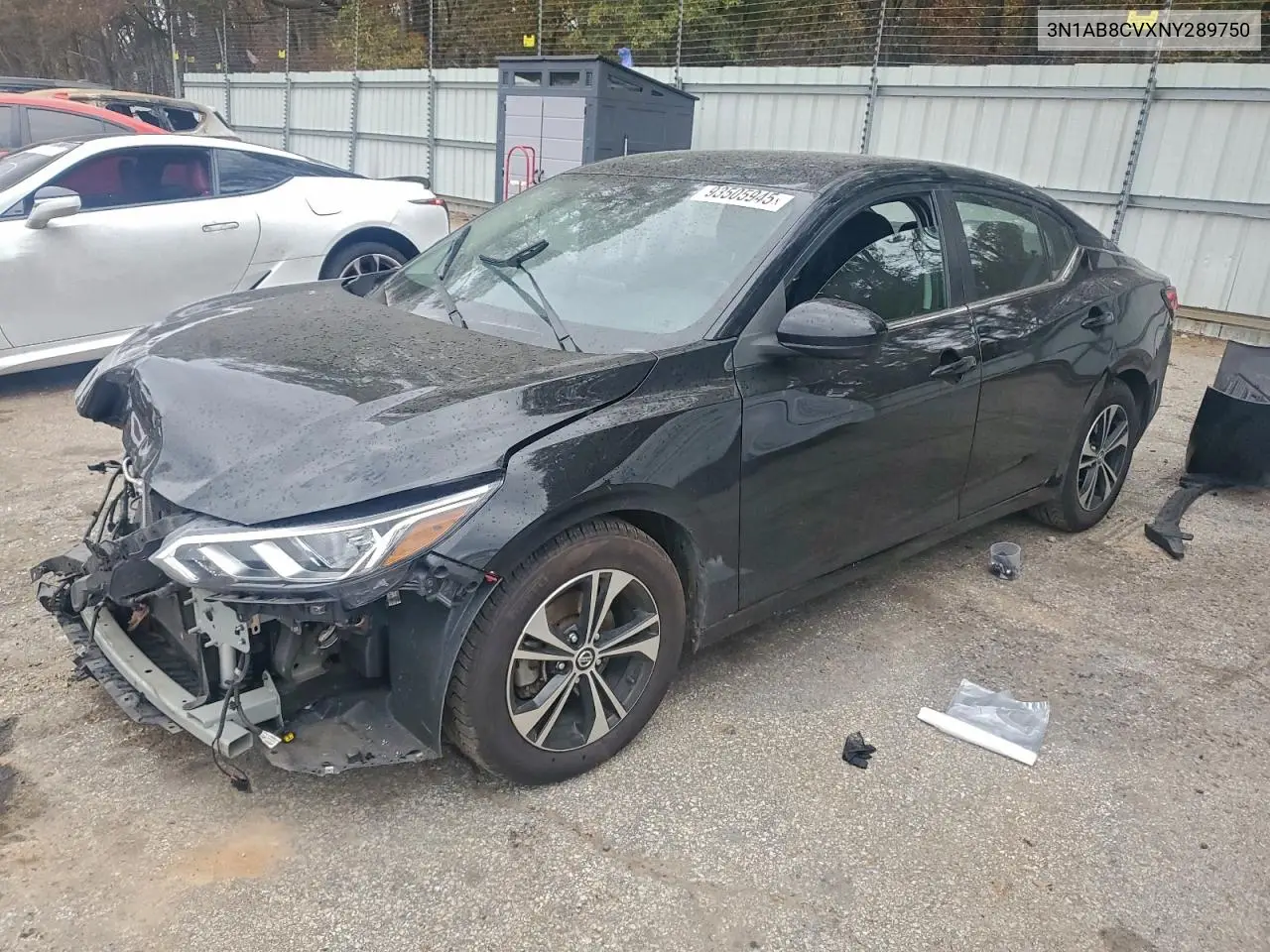 3N1AB8CVXNY289750 2022 Nissan Sentra Sv