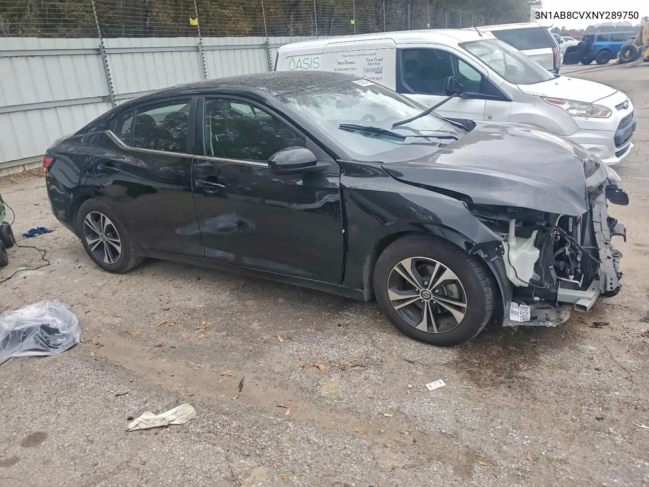 3N1AB8CVXNY289750 2022 Nissan Sentra Sv